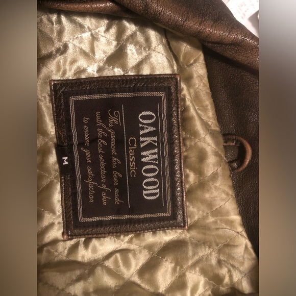 Oakwood Classic Brown Leather Jacket - Picture 8 of 8